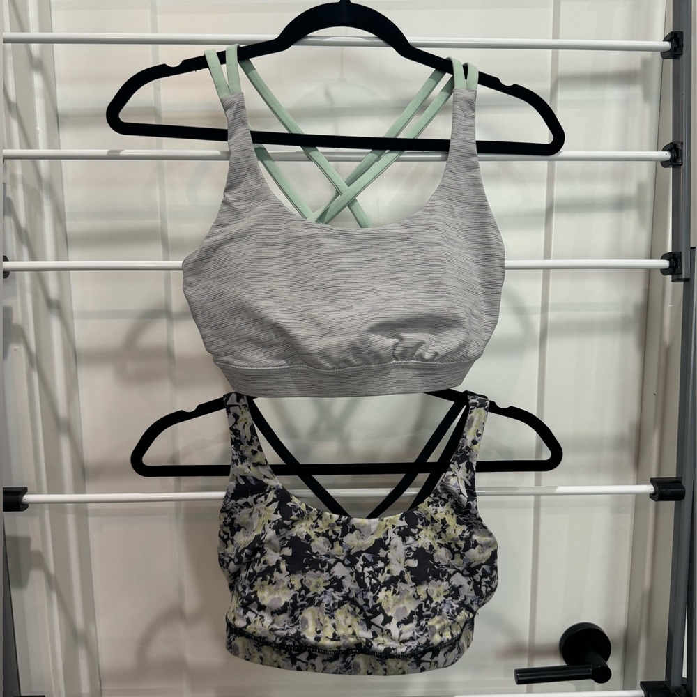 Lululemon Energy Bras! Sz 8! 2 pack
